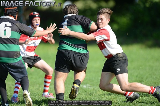 2015-05-16 Rugby Lyons Settimo Milanese U14-Rugby Monza 0583